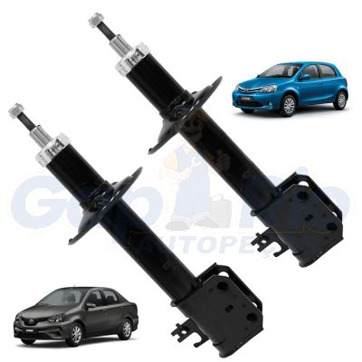 Par Amortecedores Dianteiros Toyota Etios 2012/2020
