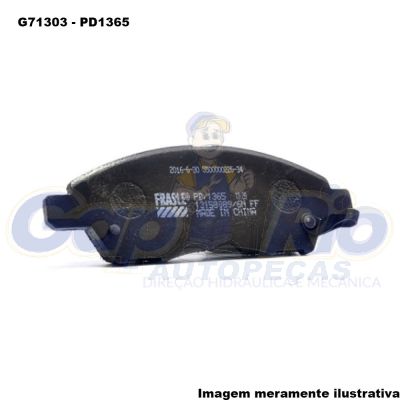 Pastilha de Freio Nissan March, Versa (Dianteira)