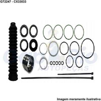 Kit Reparo Caixa de Direção Hidráulica Vw Gol G2, G3, G4 (P/ Caixa Modelo: DHB)