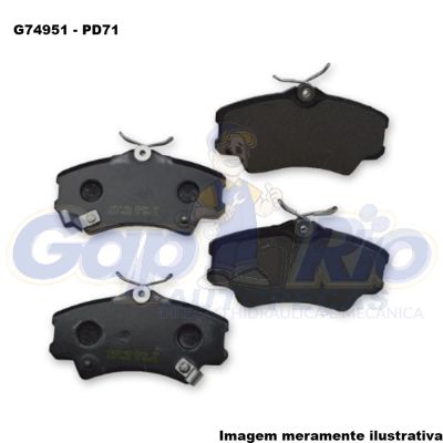 Pastilha de Freio Dianteira Honda Civic, New Civic