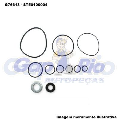 Kit Reparo Bomba de Direção Hidráulica Ford Ranger, Aerostar, Mustang, Taurus, Thunderbird, F1000, F2000, F4000