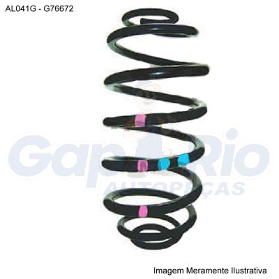 Mola Traseira Ford Fiesta de 2003/...para GNV