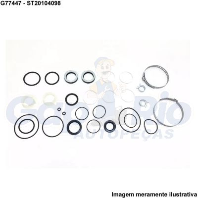 Kit Reparo Caixa de Direção Hidráulica Audi A4, A6 VW Passat (P/ Caixa Modelo: ZF)