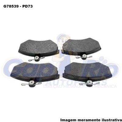 Pastilha de Freio Dianteira Vw Golf, Polo, Fox, Audi A3