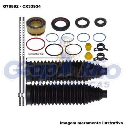 Kit Reparo Caixa de Direção Hidráulica Mitsubishi Pajero Dakara L200 (CAIXA KOYO) 