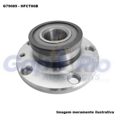 Cubo de Roda Vw Fox, Polo (Traseiro) Sem ABS