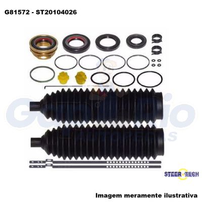 Kit Reparo Caixa de Direção Hidráulica Audi A80 1992 à 1996 