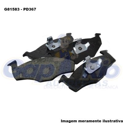 Pastilha de Freio Vw Golf, Passat, Polo, Variant, Audi A3, Fox, Polo, Gol G8(Dianteira)