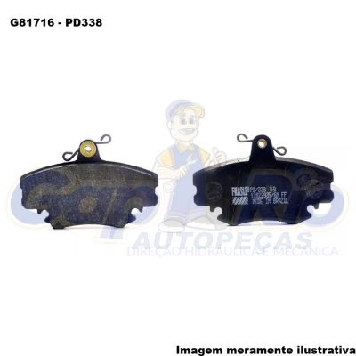 Pastilha de Freio Dianteira Renault Clio, Sandero, Logan, Symbol, Twingo