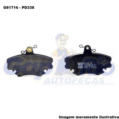 Pastilha de Freio Renault Clio, Sandero, Logan, Symbol, Twingo (Dianteira)