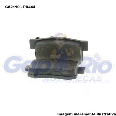 Pastilha de Freio Honda New Civic, Accord, Sonata, Prelude (Traseira)