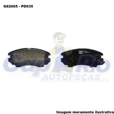 Pastilha de Freio Hyundai Azera, Sonata, Tucson, Kia Magents, Sportage, Soul (Dianteira)