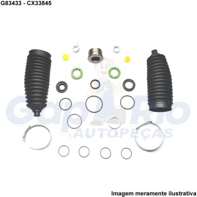 Kit Reparo Caixa de Direção Hidráulica Fiat Punto, Linea (CAIXA TRW)