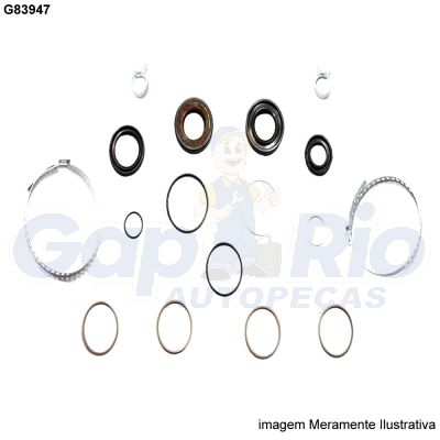 Kit Reparo Caixa de Direção Hidráulica Honda Accord 1990/1993 (P/ Caixa Modelo: KOYO)