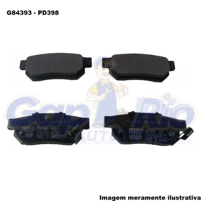 Pastilha de Freio Honda New Fit, Civic (Traseira)