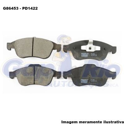Pastilha de Freio Dianteira Renault Duster, Fluence, Citroen DS4