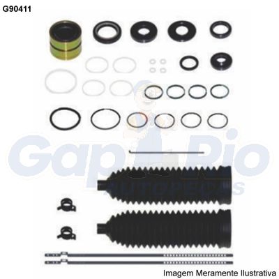 Kit Reparo Caixa de Direção Hidráulica Mercedes Sprinter 1996/... 35mm