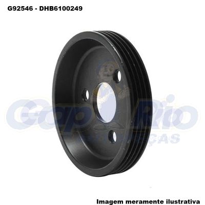 Polia Bomba Hidráulica Peugeot 206/207 Polia 6PK 