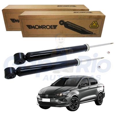 Par Amortecedor Traseiro Fiat Cronos 1.3 1.8 2018 2019 2020