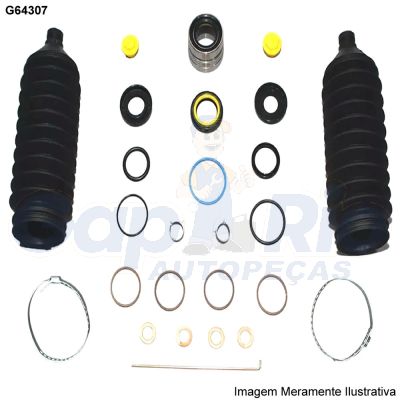 Kit Reparo Caixa de Direção Hidráulica Fiat Uno 95/... Tempra 8/16v 94/98 (P/ Caixa Modelo: TRW)