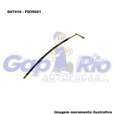 Mangueira Flexível de Direção Hidráulica VW Santana 96/97 (Pressão)