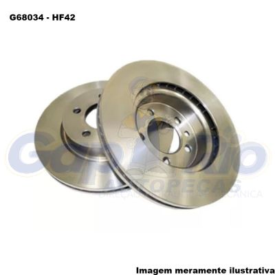 Disco de Freio Fiat Marea, Doblo, Stilo (Dianteiro)