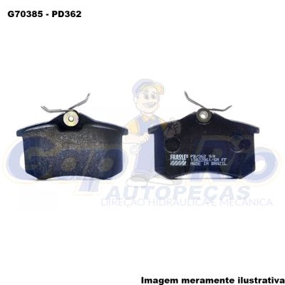 Pastilha de Freio Traseira Audi A4, Renault Fluence, Megane,Scenic,Seat Cordoba, Vw Beetle, Bora, Golf, Passat, Polo, Variant
