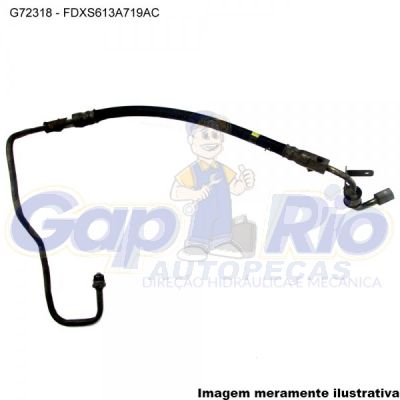 Mangueira Flexível de Direção Hidráulica Ford Fiesta e Ka (Pressão)