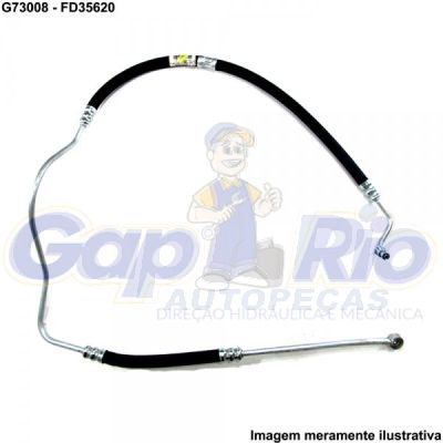 Mangueira Flexível de Direção Hidráulica Vw Gol 1997/… (Pressão)