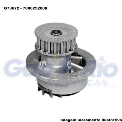 Bomba de Água Gm Corsa, Meriva, Fiat Palio, Stilo, Siena ...