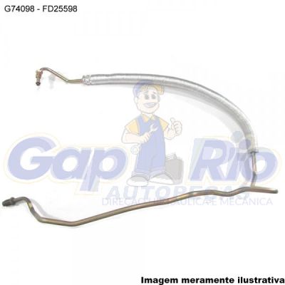 Mangueira Flexível de Direção Hidráulica GM Omega (Pressão)