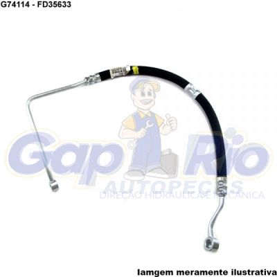 Mangueira Flexível de Direção Hidráulica Gol GIII (Pressão)