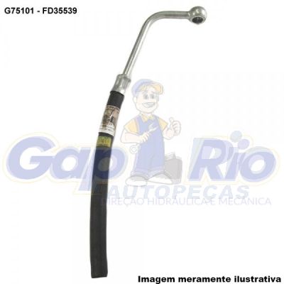 Mangueira Flexível de Direção Hidráulica VW Santana (Retorno)