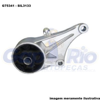 Coxim do Motor Gm Corsa, Meriva, Montana 2003/...(em diante) (Dianteiro Esquerdo)