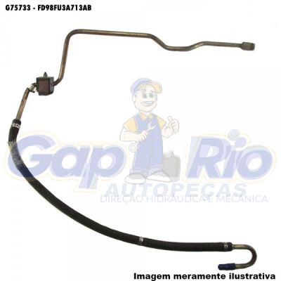 Mangueira Flexível de Direção Hidráulica Ford Fiesta (Retorno)