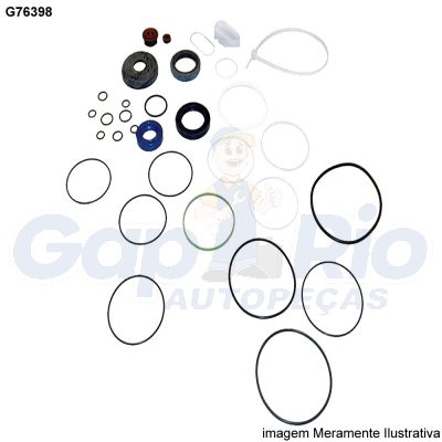 Kit Reparo Caixa de Direção Hidráulica GM Omega 1992/1998 (P/ Caixa Modelo: ZF)