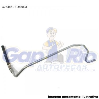 Mangueira Flexível de Direção Hidráulica Peugeot 206 (Retorno)