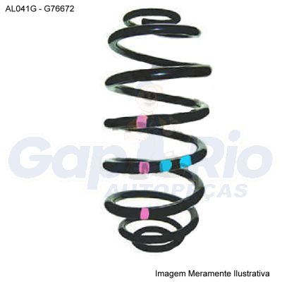 Mola Traseira Ford Fiesta de 2003/...para GNV