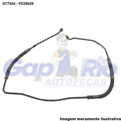 Mangueira Flexível de Direção Hidráulica VW Gol (Pressão)