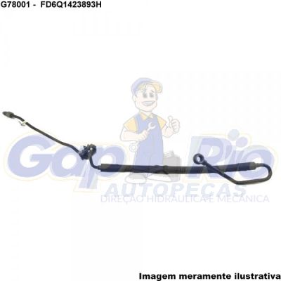 Mangueira Flexível de Direção Hidráulica VW Polo e Fox (Pressão)