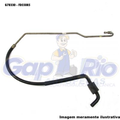 Mangueira Flexível de Direção Hidráulica Hidráulico Ford Ka e Fiesta (Retorno)