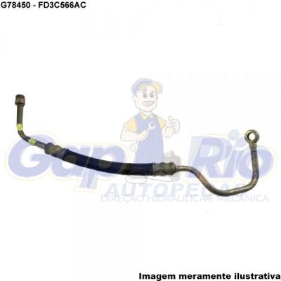 Mangueira Flexível de Direção Hidráulica Ford Ka (Retorno)