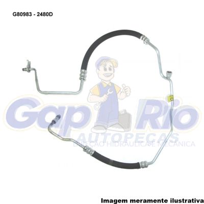 Mangueira Flexível de Direção Hidráulica Peugeot 206 (Pressão)