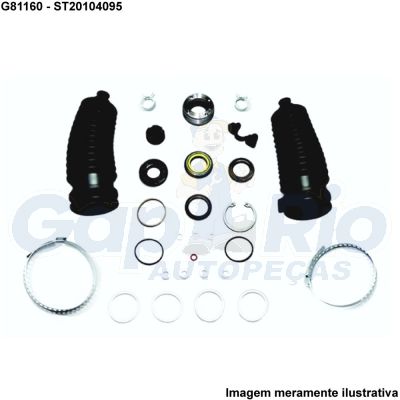 Kit Reparo Caixa de Direção Hidráulica Ford Focus (P/ Caixa Modelo: TRINTER)