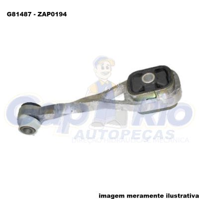 Coxim do Câmbio Renault Clio, Megane 2002 á 2006