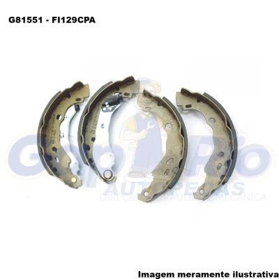 Sapata de Freio Fiat Palio, Tempra (Com Haste)