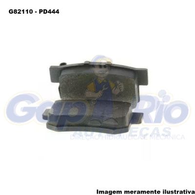 Pastilha de Freio Traseira Honda New Civic, Accord, Sonata, Prelude