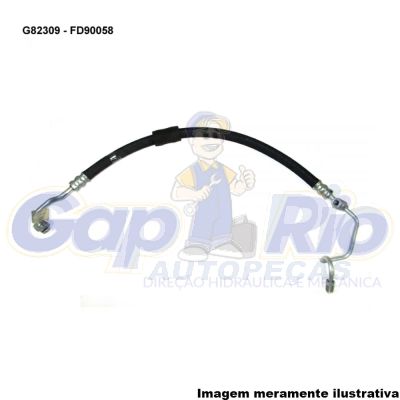 Mangueira Flexível de Direção Hidráulica do Honda Civic 2001 a 2006 (Pressão)