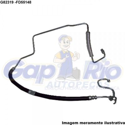 Mangueira Flexível de Direção Hidráulica Ford Focus (Pressão)