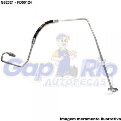 Mangueira Flexível de Direção Hidráulica Ford Ecosport (Pressão)